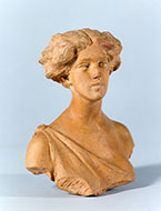 Domenico Baccarini - Busto di giovane donna