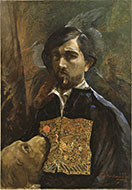Giovanni Marchini - Autoritratto - l’uomo e il cane