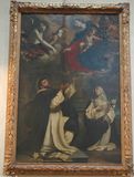 La Madonna del Rosario, San Domenico e Santa Caterina